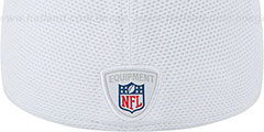 Raiders 2013 NFL TRAINING FLEX White Hat by New Era - 3rd View