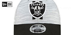 Raiders 2021 NFL TRAINING CAMP STRETCH-SNAP Hat by New Era - 3rd View