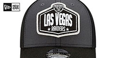 Raiders 2021 NFL TRUCKER DRAFT FLEX  Hat by New Era - 3rd View