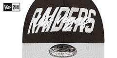 Raiders 2022 NFL DRAFT 940 SNAPBACK Black-Grey Hat by New Era - 3rd View