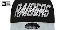 Raiders 2022 NFL DRAFT FLEX  Black-Grey Hat by New Era - 3rd View