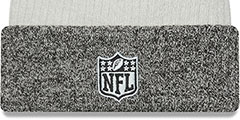 Raiders 2022 NFL THROWBACK SIDELINE Knit Beanie Hat by New Era - 3rd View