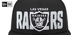 Raiders 2023 NFL DRAFT Black Fitted Hat by New Era - 3rd View