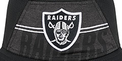 Raiders 2023 NFL TRAINING CAMP BUCKET Black Hat by New Era - 3rd View