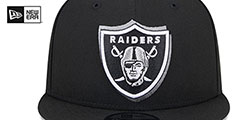 Raiders 2024 NFL DRAFT SNAPBACK Black Hat by New Era - 3rd View