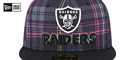 Raiders 2024 ONFIELD CRUCIAL CATCH Fitted Hat by New Era - 3rd View