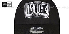 Raiders LAS VEGAS SIGN SNAPBACK Black Hat by New Era - 3rd View