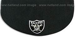 Raiders NFL-SHIELD Black Fitted Hat by Reebok - 3rd View