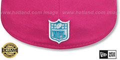 Raiders MIAMI VICE SCRIPT Beetroot-Blue Fitted Hat by New Era - 3rd View