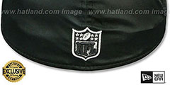 Raiders SATIN BASIC Black Fitted Hat by New Era - 3rd View