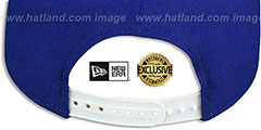 Raiders TEAM-BASIC SNAPBACK Royal-White Hat by New Era - 3rd View