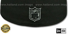 Raiders TONAL-POP Black-Charcoal Fitted Hat by New Era - 3rd View