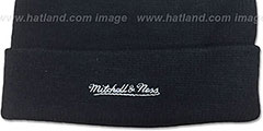 Raiders XL-LOGO BEANIE Black by Mitchell and Ness - 3rd View