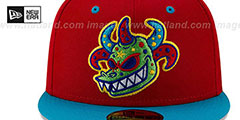 Rail Riders COPA Red-Blue Fitted Hat by New Era - 3rd View