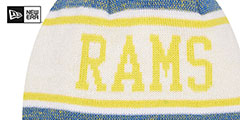 Rams BANNER Knit Beanie Hat by New Era - 3rd View