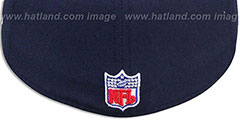 Rams COACHES-2 Navy-Gold Fitted Hat by Reebok - 3rd View