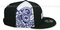 Rams SIDE-CARD SNAPBACK Black Hat by New Era - 3rd View