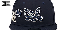 Rangers ALTERNATE CITY CONNECT SNAPBACK Hat by New Era - 3rd View