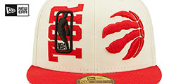 Raptors 2022 NBA DOUBLE WHAMMY DRAFT Fitted Hat by New Era - 3rd View