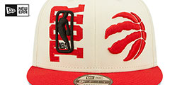 Raptors 2022 NBA DOUBLE WHAMMY DRAFT SNAPBACK Hat by New Era - 3rd View