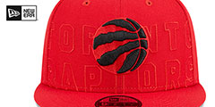 Raptors 2023 NBA DRAFT SNAPBACK Red Hat by New Era - 3rd View