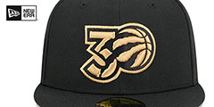 Raptors 24-25 ALTERNATE CITY-EDITION Fitted Hat by New Era - 3rd View