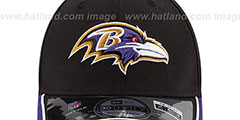 Ravens 2014 NFL STADIUM FLEX Black Hat by New Era - 3rd View