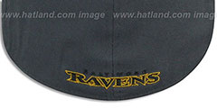 Ravens 2014 NFL STADIUM FLEX Grey Hat by New Era - 3rd View