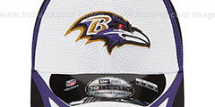 Ravens 2014 NFL TRAINING FLEX White Hat by New Era - 3rd View