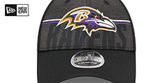 Ravens 2023 NFL 940 TRAINING CAMP STRETCH SNAP Hat by New Era - 3rd View