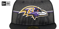 Ravens 2023 NFL TRAINING CAMP Fitted Hat by New Era - 3rd View