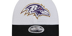 Ravens 2024 NFL TRAINING CAMP STRETCH-SNAP Hat by New Era - 3rd View