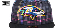 Ravens 2024 ONFIELD CRUCIAL CATCH Fitted Hat by New Era - 3rd View