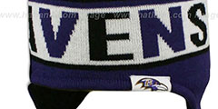 Ravens CRAYON BOX Knit Beanie Hat by New Era - 3rd View