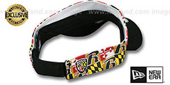 Ravens MARYLAND FLAG VISOR Flag-Black by New Era - 3rd View