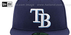 Rays AC-ONFIELD GAME Hat by New Era - 3rd View