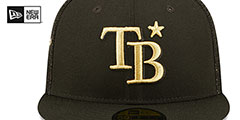 Rays 2022 MLB ALL-STAR GAME Black Fitted Hat by New Era - 3rd View