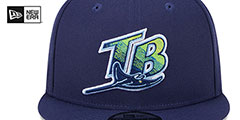 Rays 2024 BATTING PRACTICE 950 SNAPBACK Hat by New Era - 3rd View