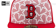 Red Sox 2016 JULY 4TH STARS N STRIPES Fitted Hat by New Era - 3rd View