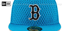 Red Sox 2017 MLB HOME RUN DERBY Blue Fitted Hat by New Era - 3rd View