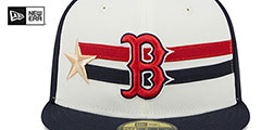 Red Sox 2024 MLB ALL-STAR WORKOUT Fitted Hat by New Era - 3rd View