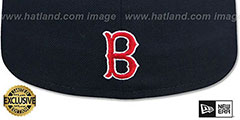 Red Sox CARDIAC KIDS Navy Fitted Hat by New Era - 3rd View