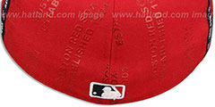 Red Sox GELLIN Red-Navy Fitted Hat by New Era - 3rd View