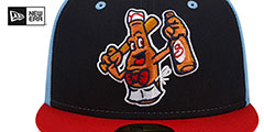 Red Sox THEME NIGHT Navy-Sky-Red Fitted Hat by New Era - 3rd View