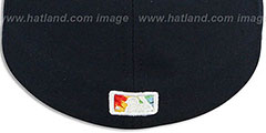 Red Sox TYE-DYE INSIDER Navy-Red Fitted Hat by New Era - 3rd View