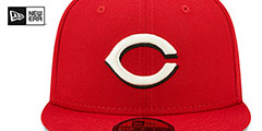 Reds 1990 WS CITRUS POP Red-Green Fitted Hat by New Era - 3rd View