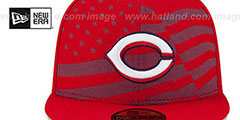 Reds 2015 JULY 4TH STARS N STRIPES Hat by New Era - 3rd View