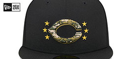 Reds 2024 ARMED FORCES STARS N STRIPES Hat by New Era - 3rd View