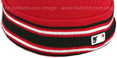 Reds AC-ONFIELD Red Knit Beanie Hat by New Era - 3rd View