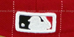 Reds PIN-SCRIPT Red-Black Fitted Hat by New Era - 3rd View